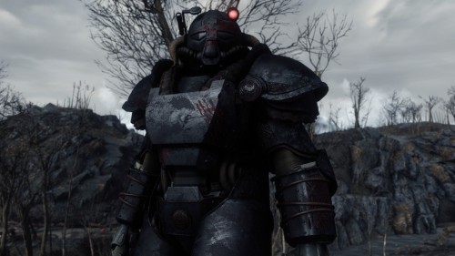 Original art is Dragonborn of Steel by Zerahoc TES-51 Power armor mod for Fallout 4 can be found her