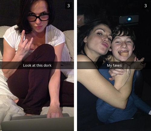 longlivethe-evilqueen: thebulletgirl: SwanQueen snapchat (insp) This is amazing