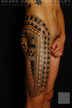  Filipino leg tattoo by Shane Gallagher Coley,