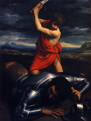 guido-reni:David and Goliath, 1610, Guido