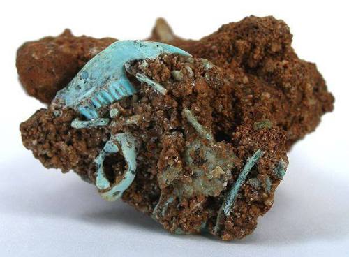 Bone turquoiseAlso known as odontolite, this beautiful rock is formed in the depths of sedimentary s