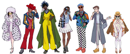 Was Inspired By This Post By @mist-the-wannabe-linguist Drawing The Outfits From This "steal Her Look"