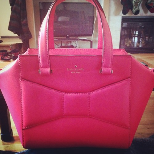 &hellip;this bag :o !! #katespade #pink #bagoftheday #bow #pretty #haul #spoilt #holiday #nordst