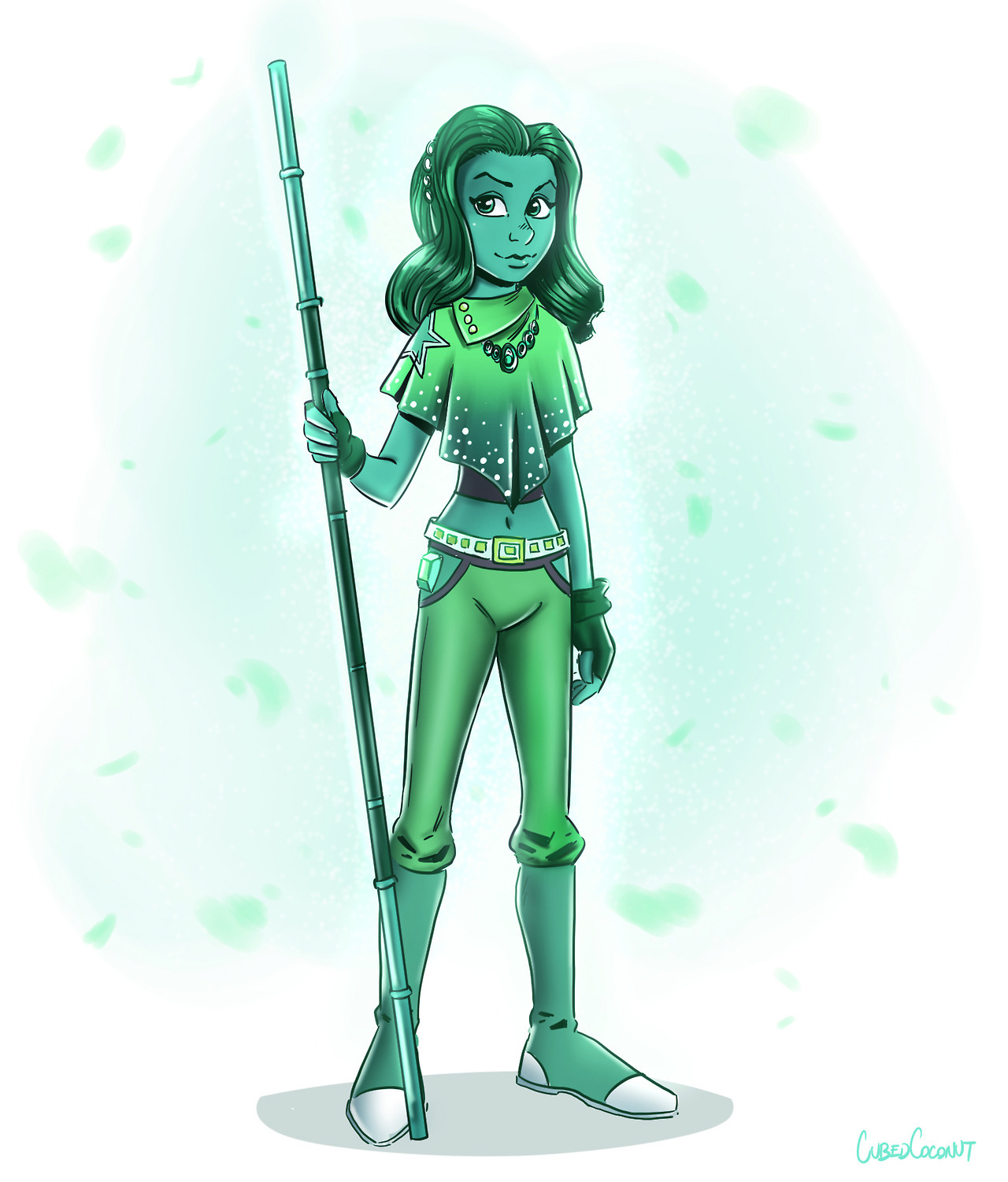 atiller-1: Here is Lavender Fluorite!  She’s a triple fusion of Aquamarine, Emerald,