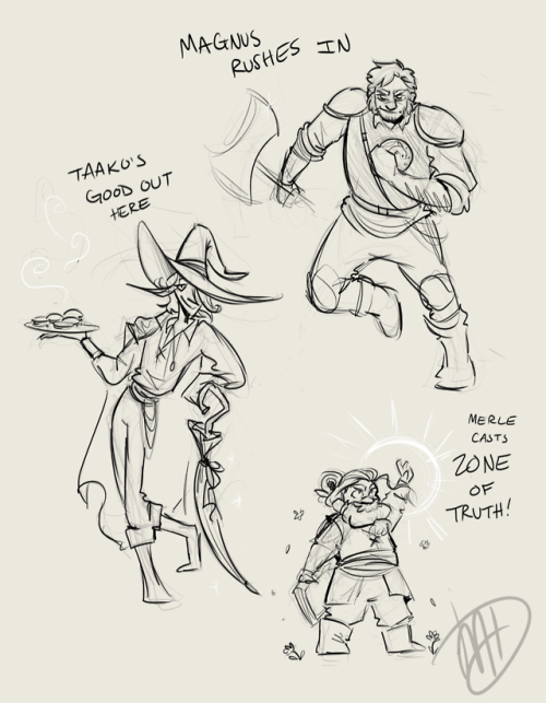 dearbluetravelers:minidoodles97:Some Adventure Zone doodles that I wanted to post before I forgot. I