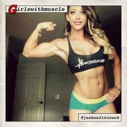 musclegirlsinmotion:  @girlswithmuscle : @jesbonfitcoach #girlswithmuscle - musclegirlsinmotion.tumblr.com