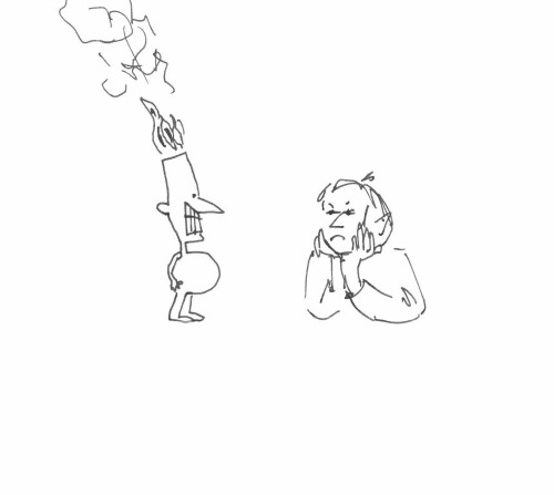 <p>Annoying on fire guy</p>
<p>©James Kenyon 2013</p>