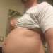 collegefeeder:piggy stuffed 2 pizzas in that tight gut 😍