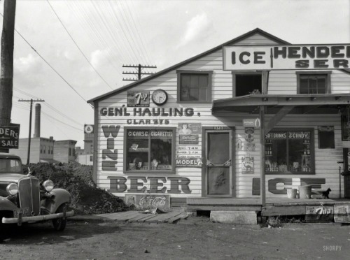 1937; Icehouse in Rosslyn, Virginia
