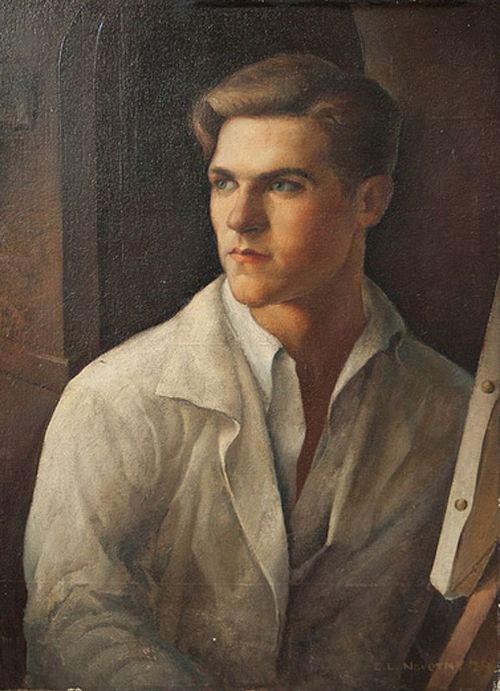 portraituresque:    Elmer Novotny, Self-Portrait, 1928  