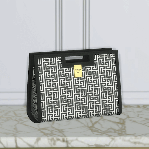 BALMAIN BAG COLLECTION- Collab with Saks Sims  My Part Contains:• 1945 Heritage Tote Bag | 9 Swatche