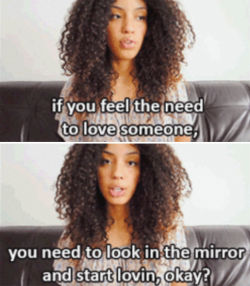 securelyinsecure:  Love yourself! 