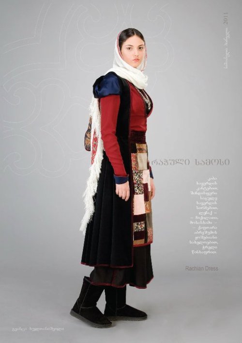 Traditional Georgian costumes by Samoseli Pirveli