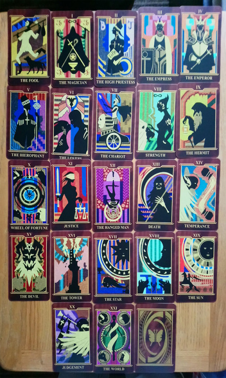 underground-reality: With the P2 deck now made I’ve created the full tarot decks from the Pers