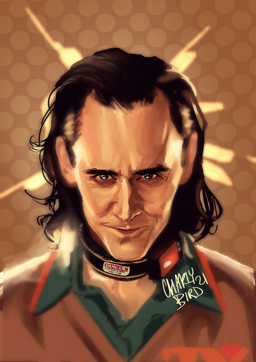 decided to sketch the loki poster