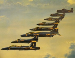 aviationandships:  BLUE ANGELS Through The