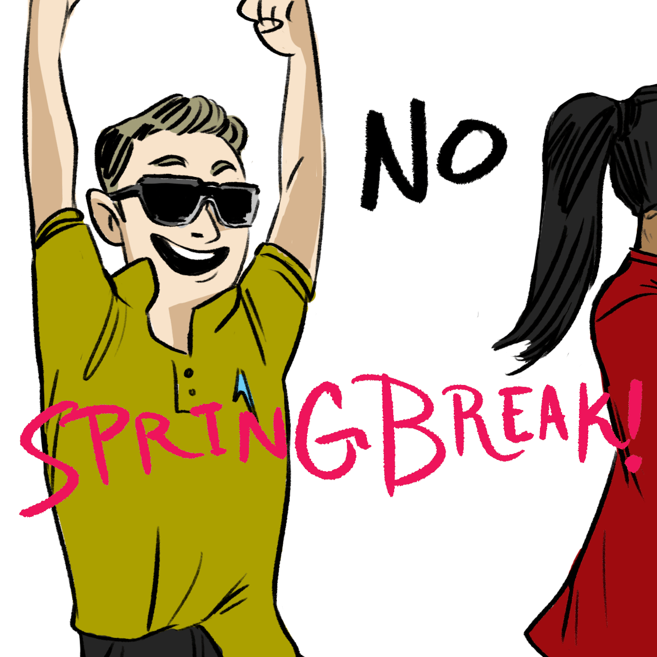 indyfalcon:  Dude. SPRING BREAK! 