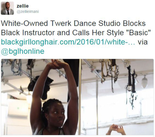 White-Owned Twerk Dance Studio Blocks Black Instructor and Calls Her Style “Basic”