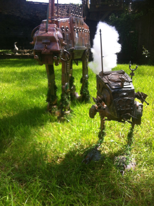 steampunktendencies:  The Captain Bayley’s new baby : Infernal Dichoto-Velocipod