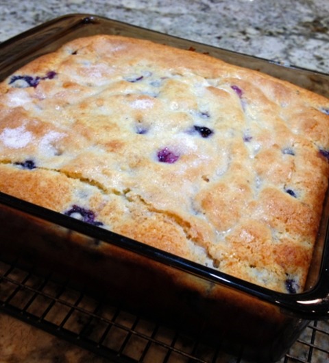 SECRET RECIPE CLUB: BUTTERMILKBLUEBERRY BREAKFAST CAKE