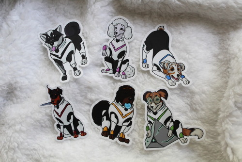 lyssartandstars: FORM PUPTRON! Puptron stickers are now on sale over at my tictail! tic