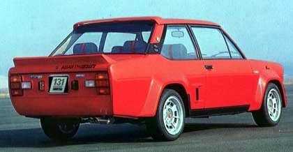 carsthatnevermadeit:  Fiat 131 Abarth Stradale, 1976. An homologation special based