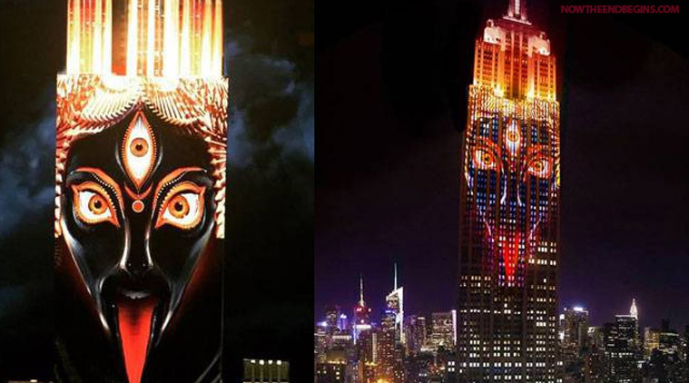 illuminatizeitgeist:  When ‘Goddess Kali’ emerged over New York’s Empire State