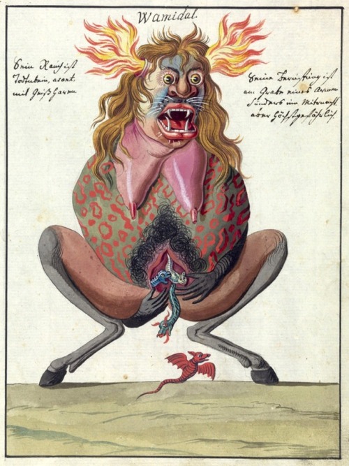 Illustrations from a 1775 book about magic and demonology, Compendium rarissimum totius Artis Magica