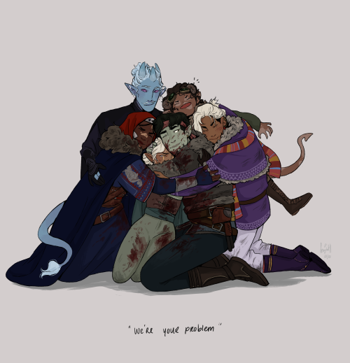 This might not seem like a big deal to many DnD parties but ours just had their first group hug and 