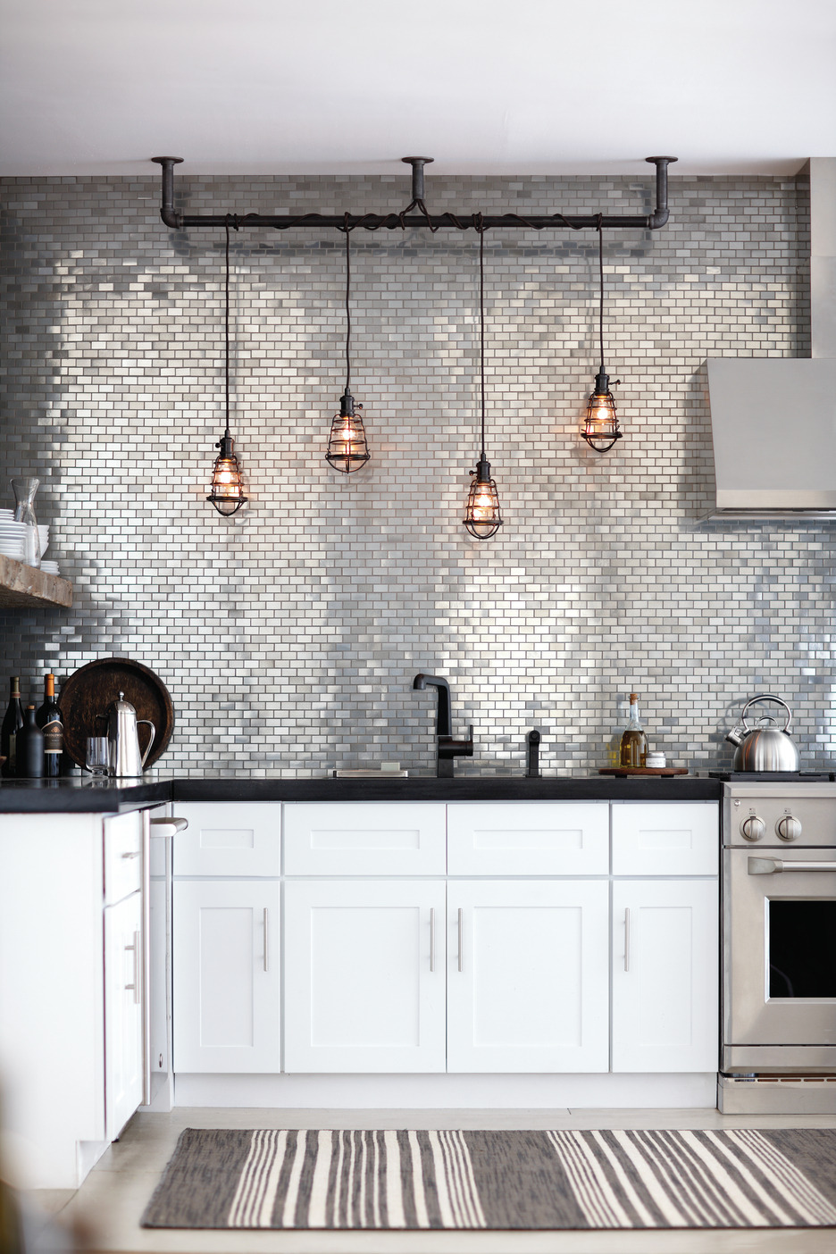 designmeetstyle:  Vintage industrial. Add shine and sophistication with an urban