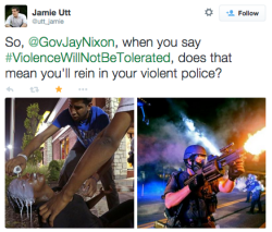 revolutionarykoolaid:  #ViolenceWillNotBeTolerated