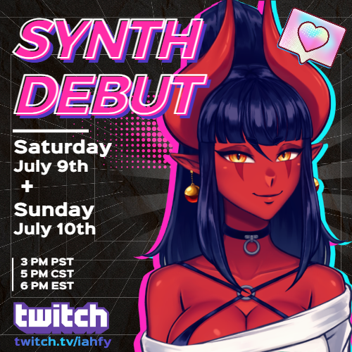 Vtuber Debut this weekend! You can finally simp for her 😈📆: July 9th &amp;