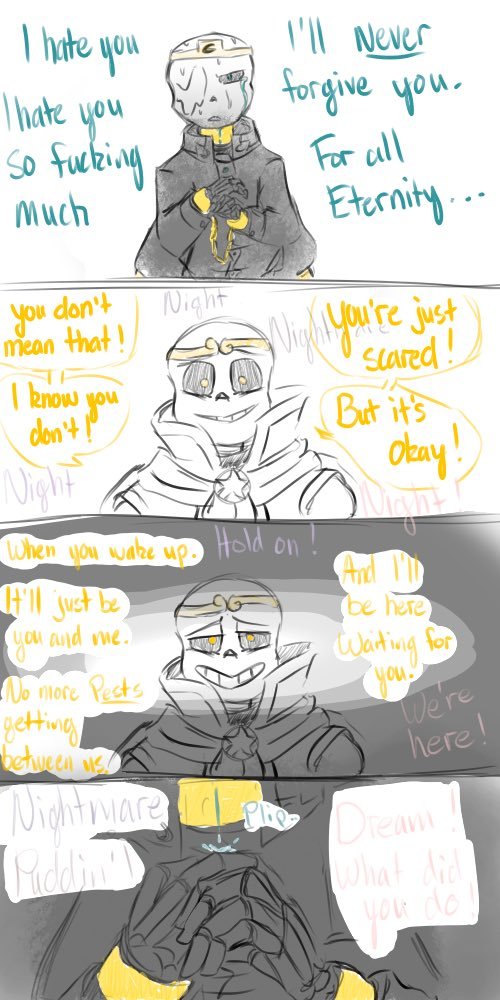 Dream Sans x Abandoned Reader (Saved ending), Au Sans Oneshots