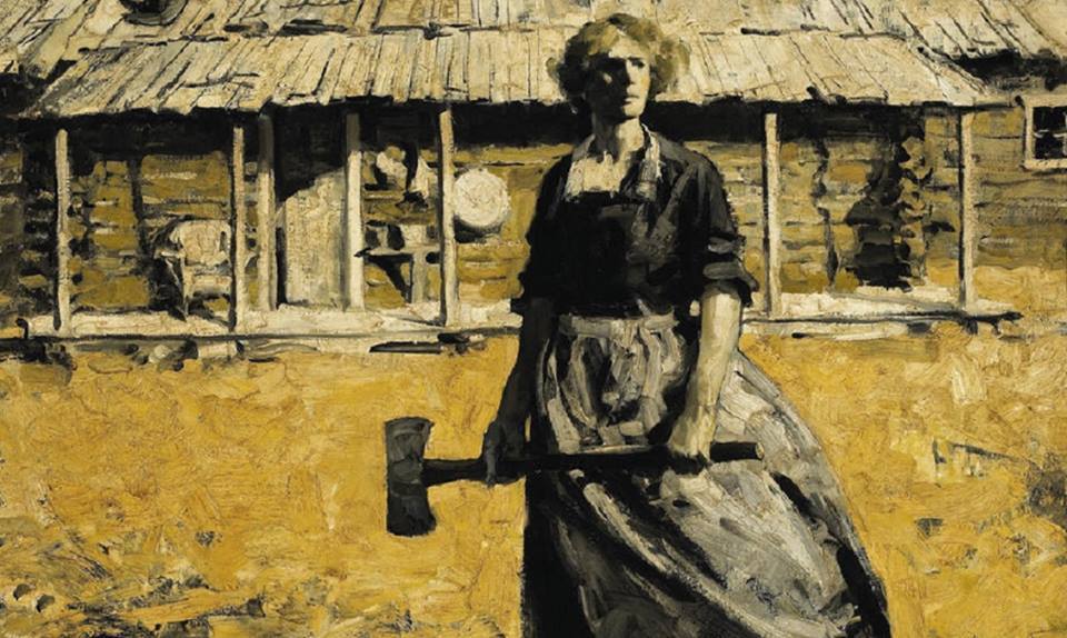 fravery:Art credit / FRANK B. HOFFMAN [Chicago - 1888-1958] “The Homesteader”