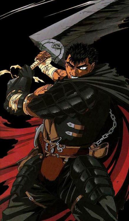 anomalisticofferings:Black Swordsman Arc Guts, 97 anime version.