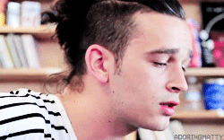 adoringmatty:  “also i never ever said that thing about crying over boys and ‘crappy coffee’ or whatever I don’t even know what that means”