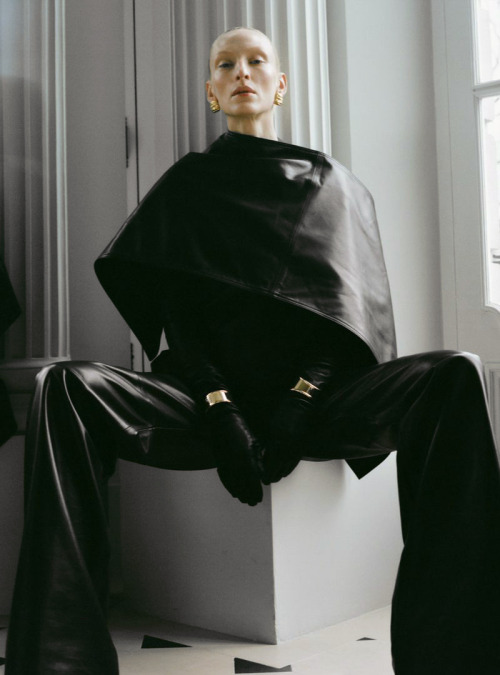 Maggie Maurer Captured By Walter Pierre For Nour Hammour Fall Winter 2024