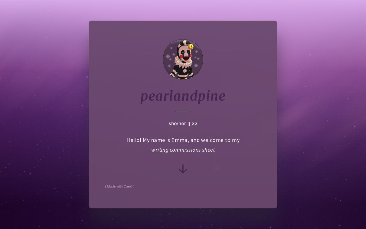 pearlandpine Commissions
