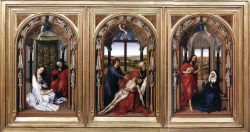 masterpiecedaily:  Rogier van der Weyden Miaflores Altarpiece 1440 