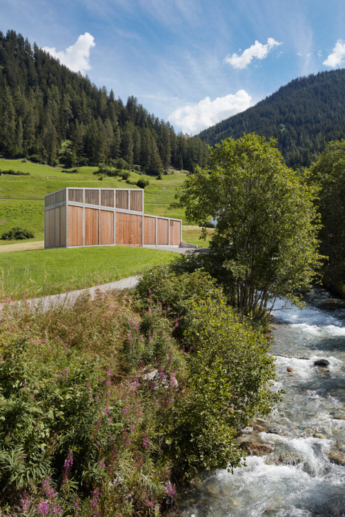 subtilitas: Cangemi Architekten - Hydro-electric plant, Tinizong 2016. Photos © Ralph Feiner.  Keep