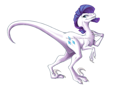 mantavelous: roachpatrol: briannacherrygarcia: My Little Raptor by briannacherrygarcia YES I’m