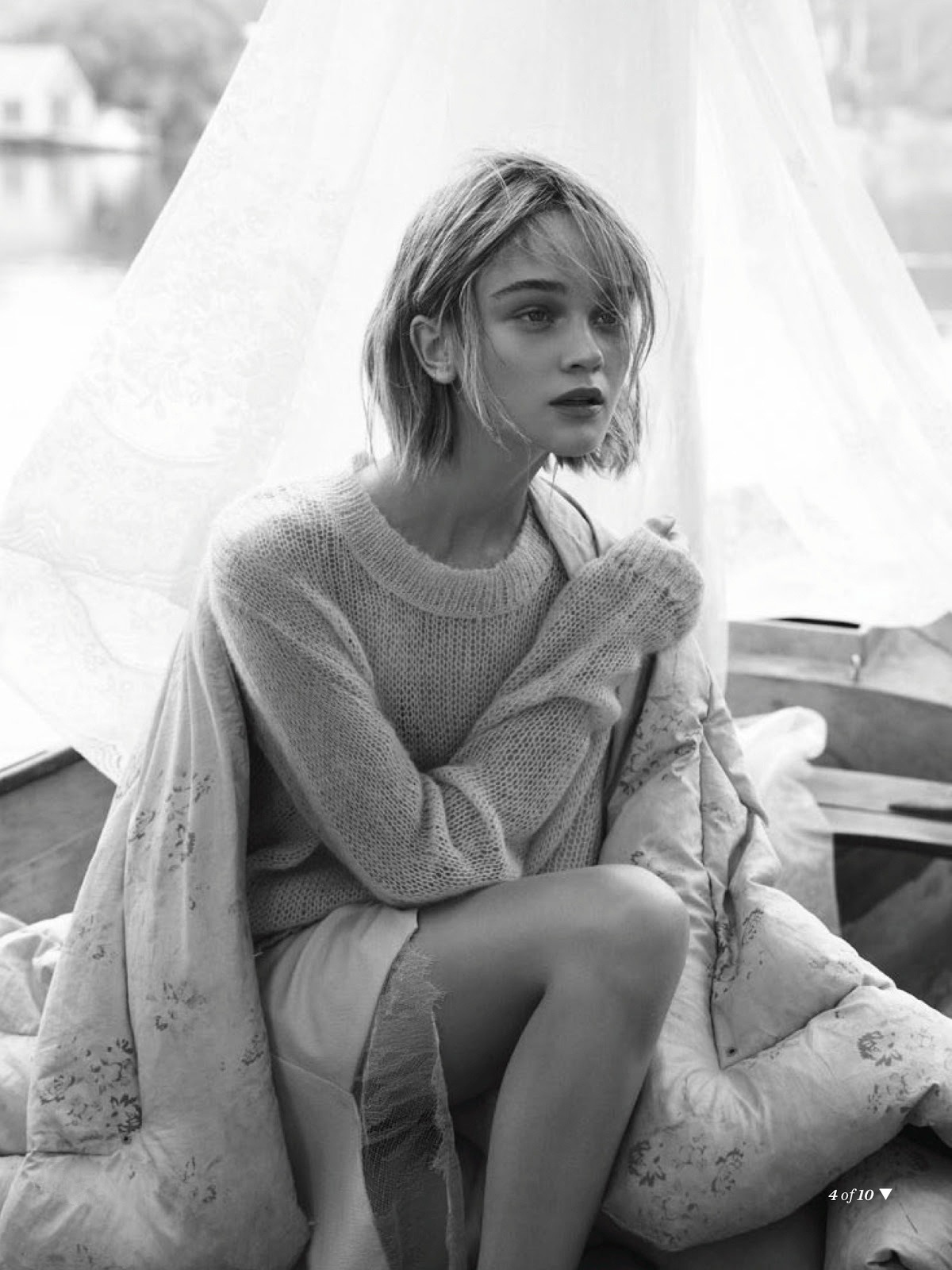 forthosewhocravefashion:  “The Artist’s Muse” Rosie Tupper by Nicole Bentley for