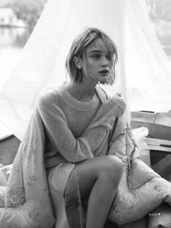 Forthosewhocravefashion:  “The Artist’s Muse” Rosie Tupper By Nicole Bentley For