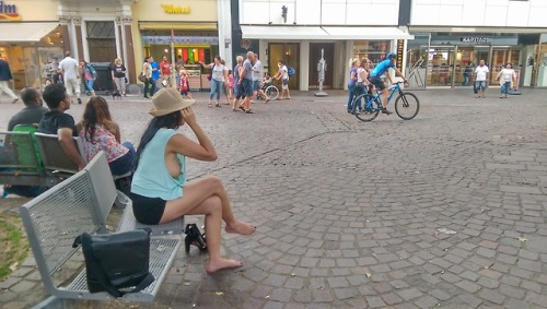 venividivici999: the mostly liked picture of mine is one of my barefoot shopping tour two years ago.