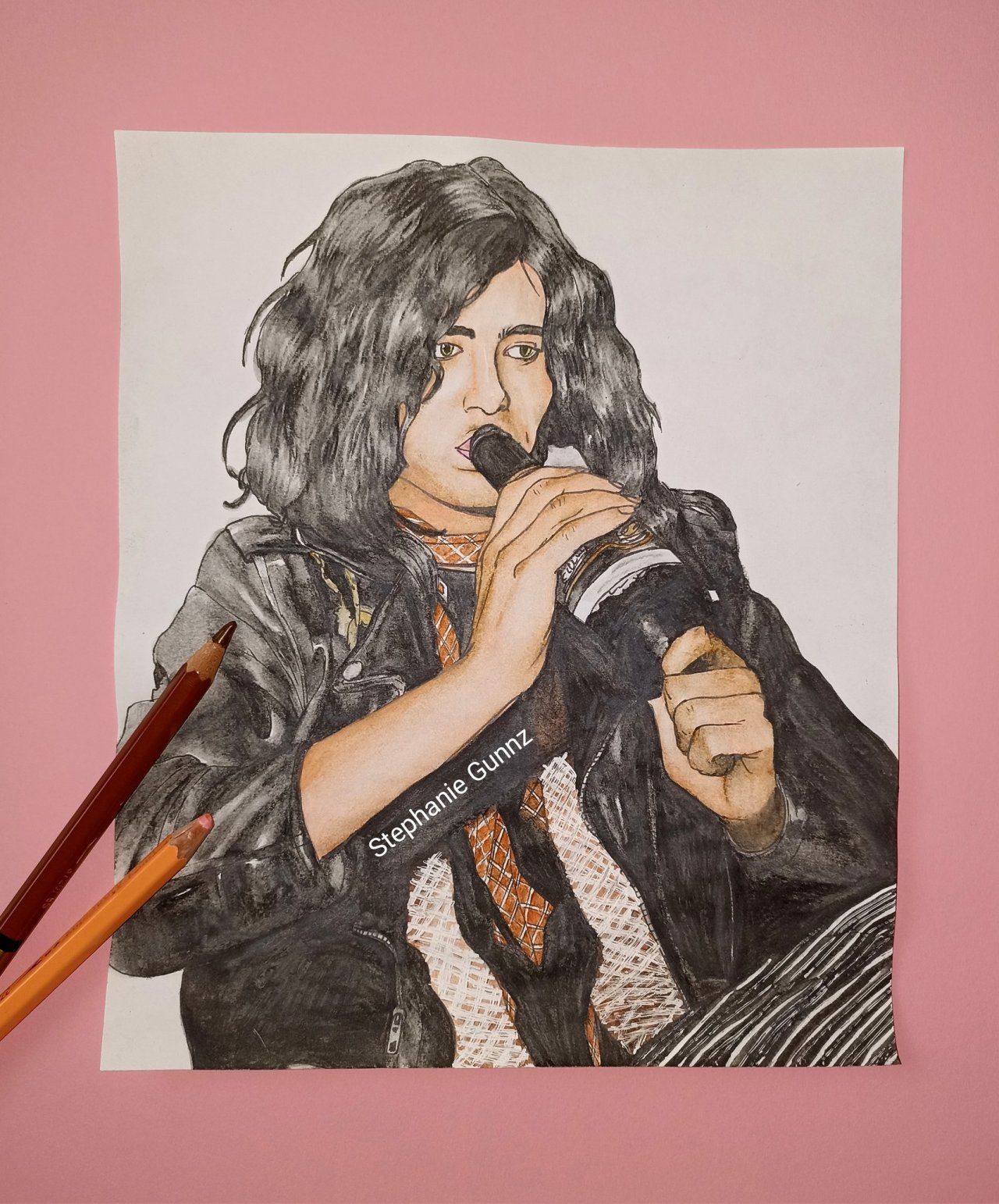 My painting of Jimmy Page