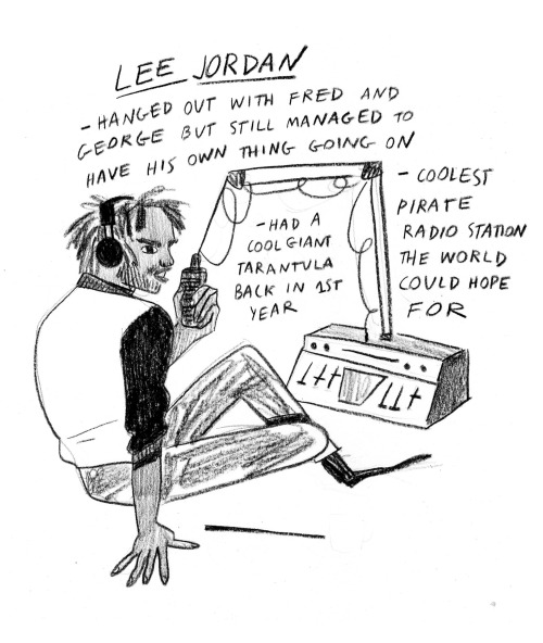 bloodyhellharry:Underrated Harry Potter CharactersI wanna believe that Lee’s clandestine radio