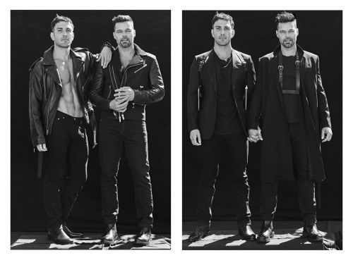 EDITORIAL JWAN YOSEF AND RICKY MARTIN BY MATTHEW BROOKES