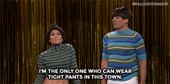 Fallon Tonight GIFs — Would you be willing to share some tight pants...