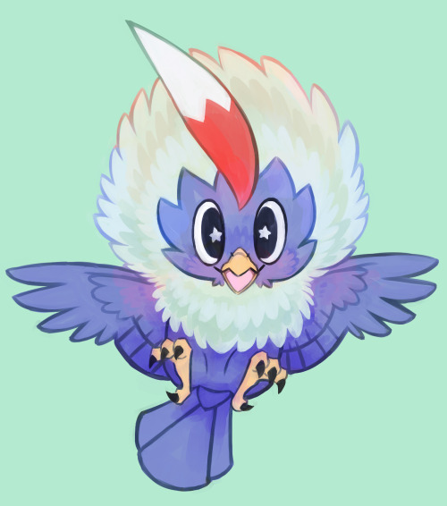 karrybird: Rufflet! From a short lived pokemon challenge i did with a friend