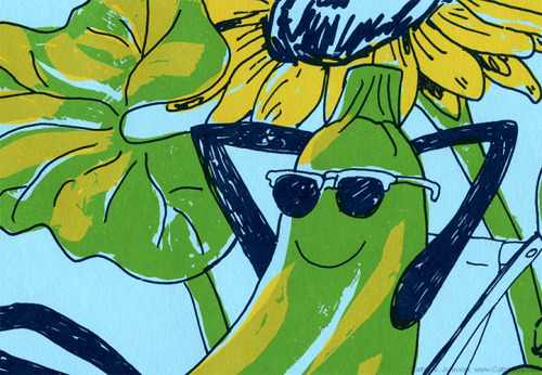 cathyboy: NEW! Sun Squashed Print - for sale in my store!Mother’s Day is right around the corn